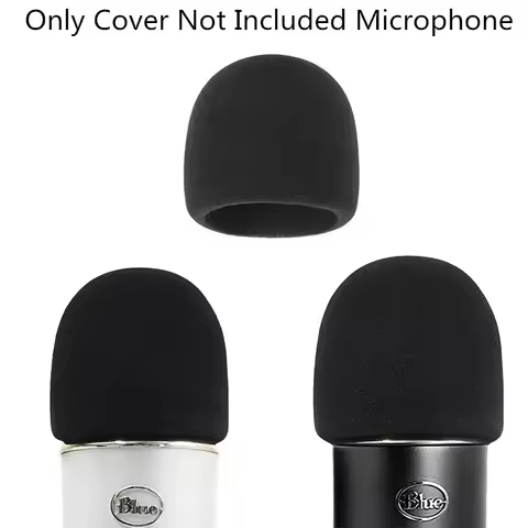 Foam Microphone Windscreen for Blue Yeti Yeti Pro Condenser Microphone Cover Pop Filter Mic Cover Wi