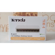 TENDA S108 8-Port Ethernet Switch - Switch Hub 8 Ports Internet Switch