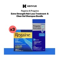 Regaine Extra Strength Hair Loss Treatment 5 - Percent Minoxidil Solution 60ml Triple Pack Plus Preg