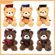CONG Snuggly Diploma Hat  Shaped Decoration 23cm Birthday Present Plush  Toy