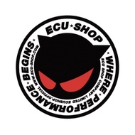 สติกเกอร์ ECU SHOP 1 แผ่น สติ๊กเกอร์ แต่งมอเตอร์ไซค์