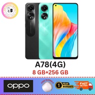 Oppo A78 4G (8GB +256GB) Smartphone 6.43" SM6225 Snapdragon 680 4G, 5000 mAh 67W - 1 YEAR WARRANTY