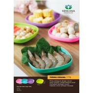 6pcs Kirana S Plate 16.5x16.5cm/Premium Plastic Plate