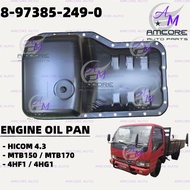 HICOM 4.3 4HF1 4HG1 - ENGINE OIL PAN / ENGINE OIL SUMP (8-97385249-0)
