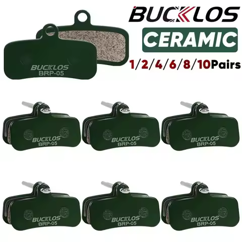 BUCKLOS Ceramic Hydarulic Disc Brake Pads For SHIMANO D02S N03A 1/2/4/6/8/10Pair MTB Brake Pad Wear-
