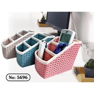Office Storage Tray 4 Compartments 5696 for Pens, Remotes, Phones