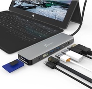 J5CREATE JDD321 MINI DOCK FOR SURFACE PRO 4/5/6 (BLACK) [MICROSOFT USB 3.1 GEN 1 3.0 TYPE A 5GBPS 2.