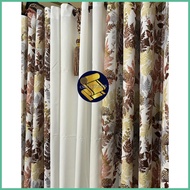 3in1 Curtain "Clarion Brown" 68", 7feet & 8feet (Direct Supplier)