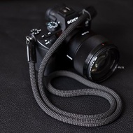 相機帶 黑色 9mm 登山繩 復古手工 菲林相機 禮物 攝影