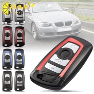 XIANS Car Key Shell, Folding Flip Remote Car Key Shell, Replacement ABS 3/4 Button Key Case Cover fo