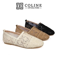 COLINE CLN-9235 Women's Brocade Flatshoes / Women's Slip On Shoes C1250