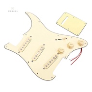 Loaded Prewired SSS Alnico 5 Alnico V HOT Pickups Pickguard Set for  Guitar
