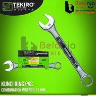 Tekiro kunci ring pas 11 MM Combination Wrench 11mm Ring Spanner 11 mm Chrome Vanadium