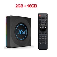 11กล่องทีวี X96 X4 Amlogic S905X4สมาร์ท4K 8K 5G 2 Wifi BT HD 4G 64G 32G ชุดกล่องสมาร์ททีวีแสง RGB AV