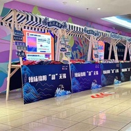 Internet Celebrity Market Stall Stand Wooden Activity Shed Solid Wood Folding Stall Night Market Sta