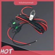 [KidsDreamMall.my] 4 Pin 12AWG DC Power Cable for Yaesu Radio FT-450D FT-891 FT-991 FTDX-1200 for Ic