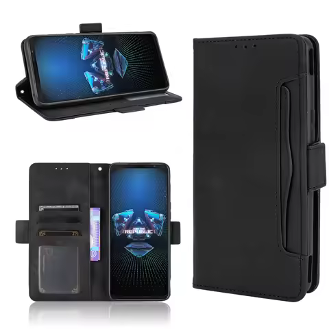 ROG Phone 6 6D 8 9 Pro 7 Ultimate Book Wallet Vintage Slim Magnetic Leather Flip Cover For ROG Phone