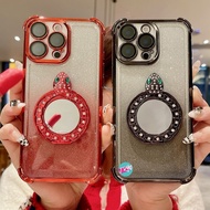 JRYU OPPO LUXURY DIAMOND with mirror Softcase Oppo A3X A3 PRO A5 PRO A60 A5S F9 A7 A12 A15 A15S A53 
