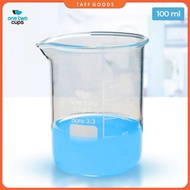 One Two Cups Multifunctional Borosilicate Glass Chemical Lab Measuring Cup - GG-17