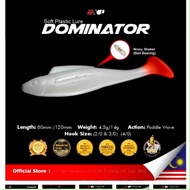 EXP SOFT LURE DOMINATOR PER PACK CONTAINS 6 PCS 8CM FILLED WITH TOMAN & CORK RETEL FILLING