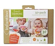 ㊣USA Gossip㊣ Infantino Squeeze 4-Fl Oz 嬰兒副食品 專用保鮮袋