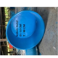 kolam bulat fiber KOLAM IKAN BULAT BAHAN FIBER TEBAL BERKUALITAS UKURAN D:50CM T:30CM