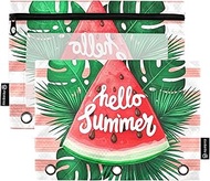 Girls Pencil Pouch 3 Ring Binder Zipper Binder Pencil Bags Zip up School Binders Clear Pockets Vibra