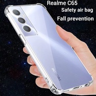 Realme C75X/Realme C75/Realme C65 Model Clear Tpu Case Shockproof Camera Cover C65