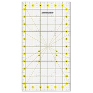 AUTOTOOLHOME Quilting Ruler Acrylic Quilters' Ruler for Easy Precision Cutting Fabric Paper, 6.5" x 
