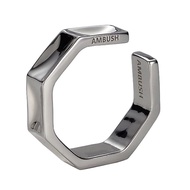 AMBUSH Ring Niche Retro Geometric Opening Adjustable Concave And Convex Glossy Surface