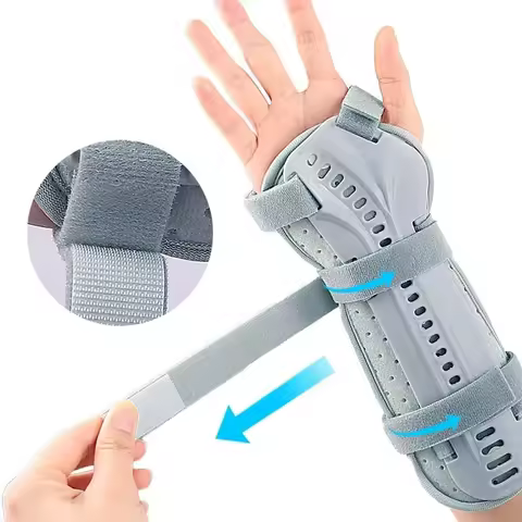 Adjustable Double-sided Thickened Splint Support Wrist Brace Comfortable Breathable Fixed Wrist Brac