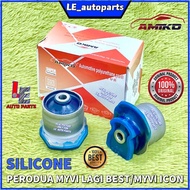 ORIGINAL AMIKO FULL SILICONE REAR AXLE BUSH ALXE BUSH PERODUA MYVI LAGI BEST MYVI ICON REAR TRAILING
