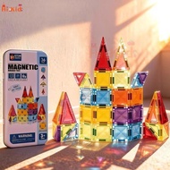 [SG Seller]Colorful Magnetic Tiles Building Blocks  Magnetic Construction Tiles Set 3D Magnetic Buil