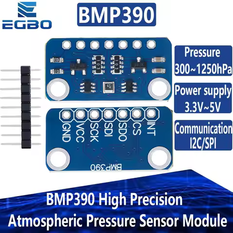 BMP390 bmp580 High Precision Atmospheric Pressure Sensor Module I2C SPI Interface Compatible With Fo