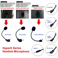 3.5mm Headset Mic Cable for HyperX Cloud 1 2 II X Core Pro Silver Mix Alpha Flight Revolver Orbit S 