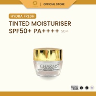 CHARMS HQ Skincare Pelembap Muka Hydra Fresh Tinted Moisturiser SPF50+ Tinted Sunscreen Moisturizer