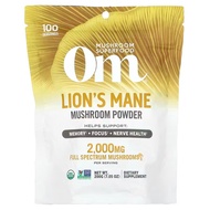 Om Mushrooms , Organic Mushroom Powder , Lion's Mane , Lion Mane , 7.05 oz (200 g)