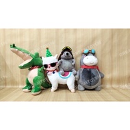 Dreamtoys96 Alpaca Doll Scarf Hat Glasses Animal Alpaca Doll L