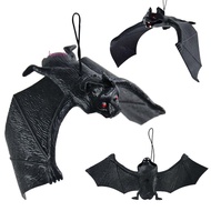 HARRIETT Lifelike Fake Bat Kids Toy Funny Home Bar Decor Simulated Bats Spooky Decor Halloween Party