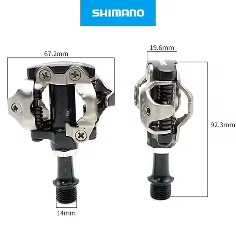 Shimano Racing bicycle PD-M8100 XT SPD MTB Pedals - Mountain Bike Pedals with SH51 Cleats and Sealed