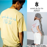 ADLV ORIGINAL CURSIVE LOGO OVERSIZED  BASIC SHORT SLEEVE T-SHIRT ADLV UNISEX Casual Men Tshirt Women