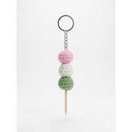 Japanese StreetFood Crochet/Dango Crochet keychain/ crochet keychain