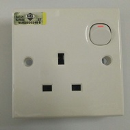 Schneider Clipsal S-Classic E15R 13A 1 Gang Switch Socket Outlet