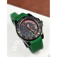 【Green Rainbow Yatchmaster】 Seiko Mod Jam Tangan Mekanikal Automatik ｜Seiko Mod Mechanical Automatic