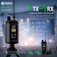 Debra EST-12 Stereo UHF IEM Portable Wireless Dual-channel In-Ear Monitor
