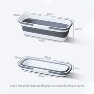 Xô đựng nước gấp gọn đa năng Lusen XT01 xô giặt cây lau nhà cao cấp thiết kế thông minh vệ sinh nhà