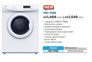 [Ready Stock] MIDEA 7KG Dryer MD-7388 / MD7388 with Heat Pump Technology and Electronic Control (SIN