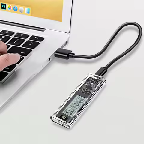 M.2NVME/NGFF Dual Protocol Solid State Drive Case Multi-Purpose Typc3.2 Hard Drive Case Digital Disp