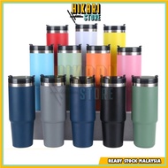 304 Stainless Steel Thermos Tumbler Korean Macaron Mug Cup with Straw Thermos Bottle