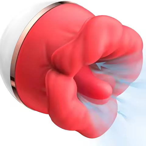 1pc Rose Red Lips Vibrator Vagina Tongue Clitoral Stimulator g-spot Massager Female Masturbator Adul